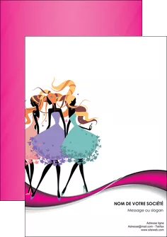 imprimerie flyers institut de beaute robe salon de mode boutique de mode MLGI22041