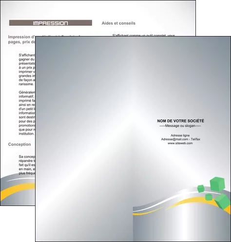 creation graphique en ligne depliant 2 volets  4 pages  btp abstrait design contexture MLGI22079