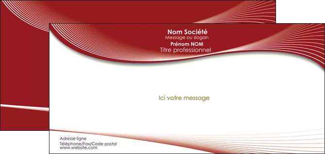 personnaliser modele de carte de correspondance agence immobiliere design abstrait texture MIFBE22261