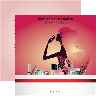impression flyers cosmetique beaute coiffure soin MLGI22371