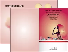 creer modele en ligne carte de visite cosmetique beaute coiffure soin MLGI22377