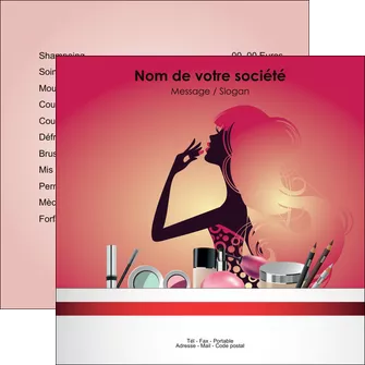 exemple flyers cosmetique beaute coiffure soin MLGI22381