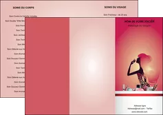 maquette en ligne a personnaliser depliant 3 volets  6 pages  cosmetique beaute coiffure soin MLGI22387