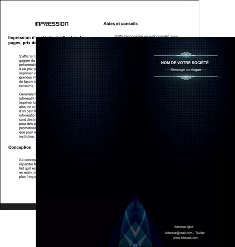 faire depliant 2 volets  4 pages  texture contexture structure MLGI23223