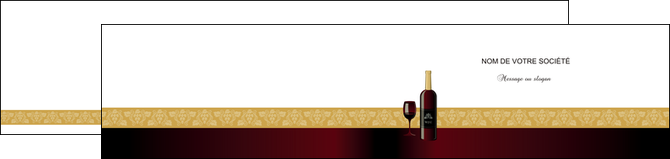 cree depliant 2 volets  4 pages  vin commerce et producteur vin vignoble bouteille de vin MIF23275
