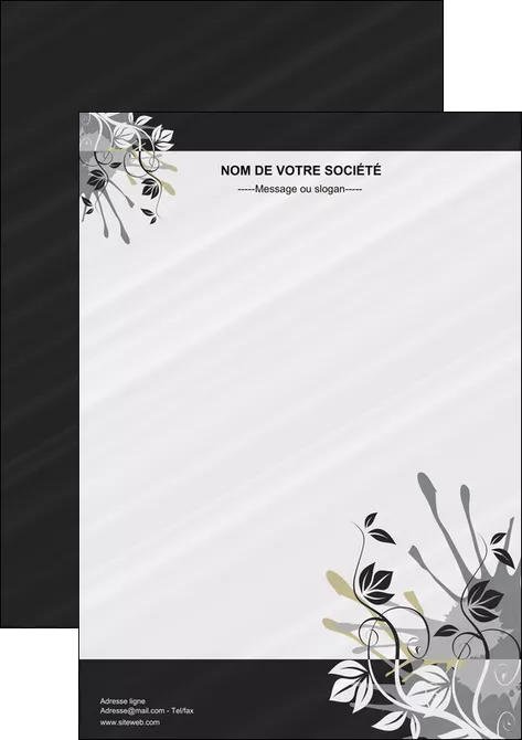 imprimerie affiche fleuriste et jardinage fleurs fleuriste jardin MIFBE23441