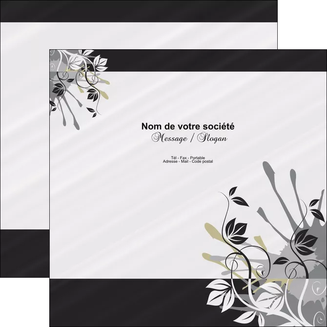 faire flyers fleuriste et jardinage fleurs fleuriste jardin MIFCH23455