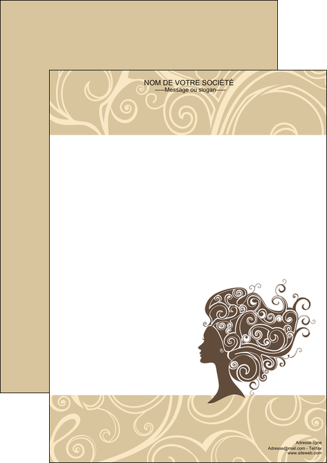 imprimer affiche institut de beaute beaute coiffure soin MLGI24215