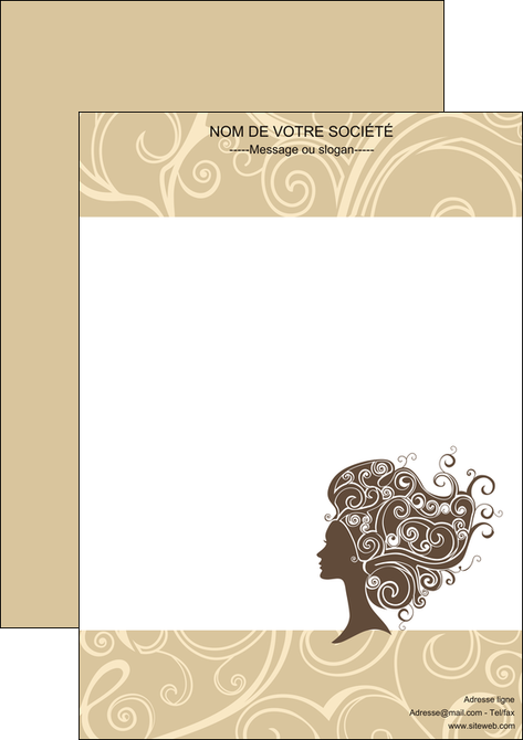imprimerie affiche institut de beaute beaute coiffure soin MLGI24229
