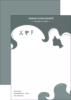 personnaliser maquette flyers institut de beaute coiffure salon de coiffure beaute MLGI24237
