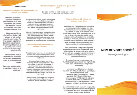 imprimer depliant 3 volets  6 pages  texture contexture structure MIFCH24425