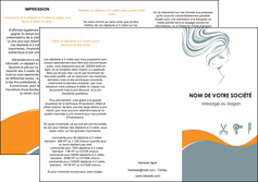 faire depliant 3 volets  6 pages  institut de beaute coiffure beaute salon de coiffure MLGI24453