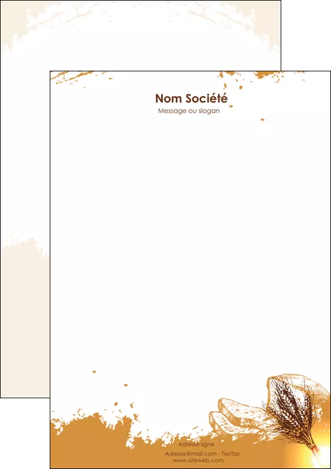 creation graphique en ligne tete de lettre boulangerie boulangerie boulange boulanger MID25323