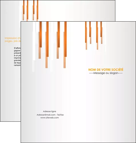 impression depliant 2 volets  4 pages  texture contexture structure MLGI25703