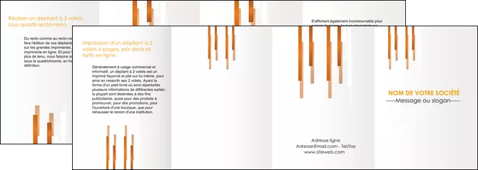 modele en ligne depliant 4 volets  8 pages  texture contexture structure MLGI25729