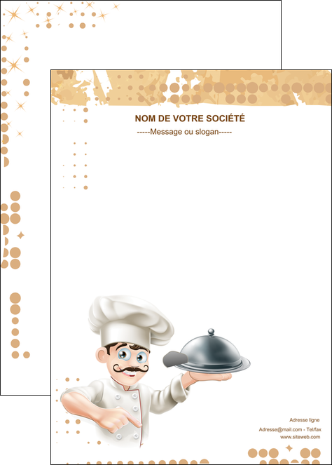 imprimer affiche boulangerie restaurant restauration restaurateur MIFLU25811