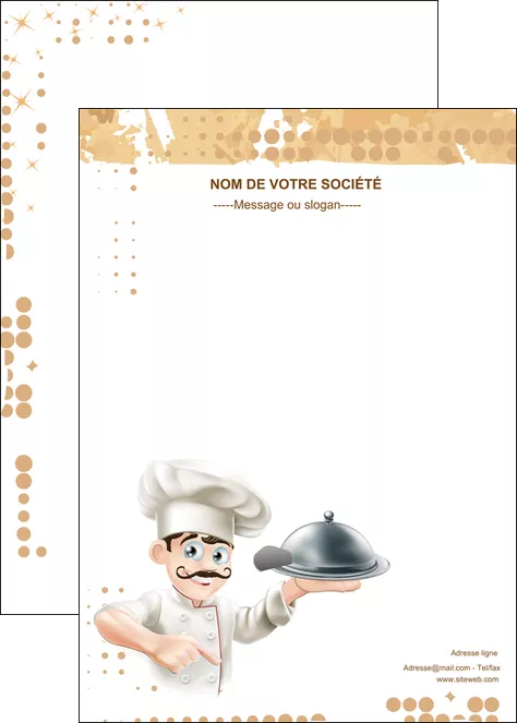 imprimer affiche boulangerie restaurant restauration restaurateur MLGI25811