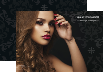 maquette en ligne a personnaliser affiche cosmetique coiffure salon salon de coiffure MFLUOO25989