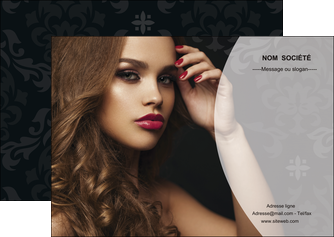 faire modele a imprimer flyers cosmetique coiffure salon salon de coiffure MIF26061