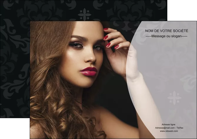 cree affiche cosmetique coiffure salon salon de coiffure MLGI26063
