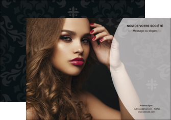realiser flyers cosmetique coiffure salon salon de coiffure MFLUOO26065