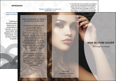 maquette en ligne a personnaliser depliant 3 volets  6 pages  cosmetique coiffure salon salon de coiffure MLIG26141