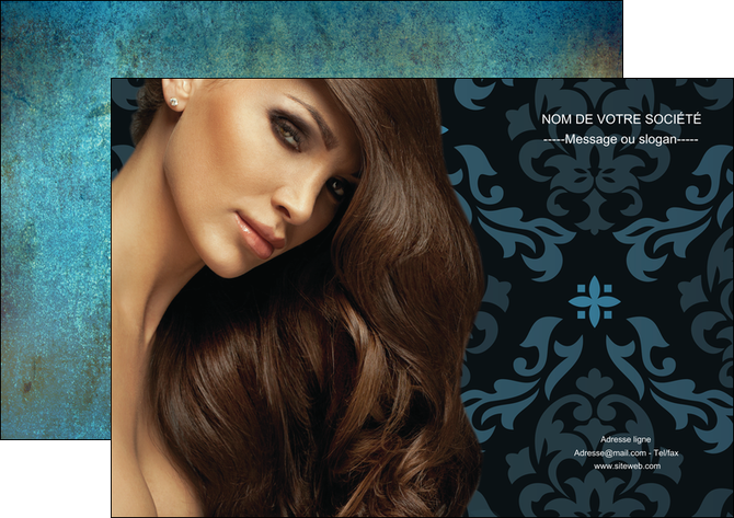 faire modele a imprimer affiche centre esthetique  coiffure salon de coiffure beaute MIF26293