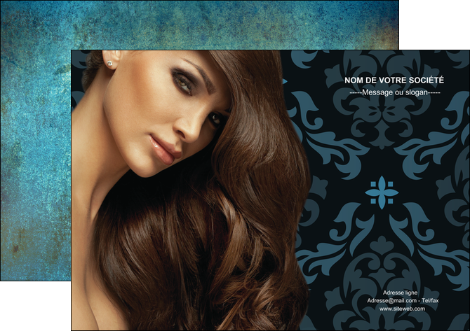 imprimer flyers centre esthetique  coiffure salon de coiffure beaute MMIF26299