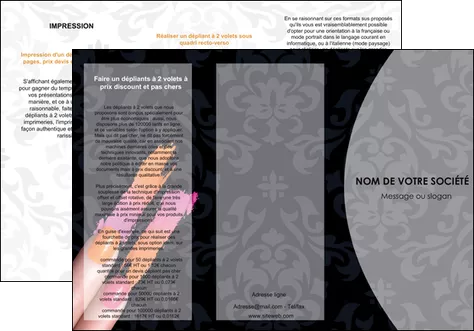 faire modele a imprimer depliant 3 volets  6 pages  cosmetique beaute ongles beaute des ongles MLIGLU26511