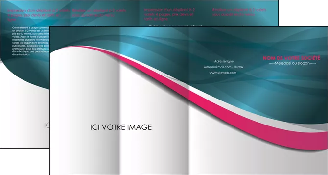 personnaliser modele de depliant 4 volets  8 pages  texture contexture structure MIFCH26717