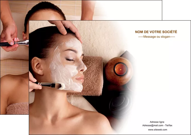 maquette en ligne a personnaliser affiche centre esthetique  masque masque du visage soin du visage MLGI26851