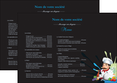 maquette en ligne a personnaliser set de table metiers de la cuisine menu restaurant restaurant francais MLIP26863
