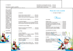 faire modele a imprimer depliant 2 volets  4 pages  metiers de la cuisine menu restaurant restaurant francais MLGI26953