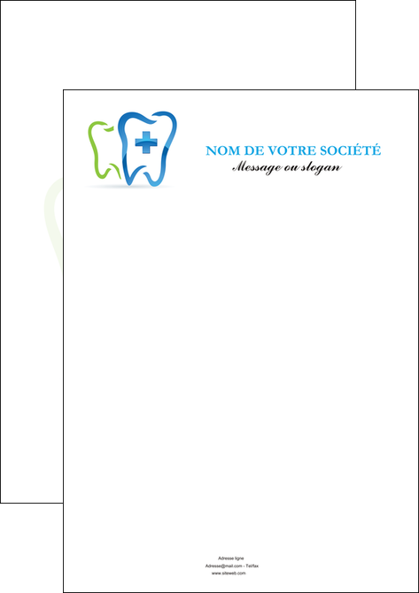imprimer affiche dentiste dents dentiste dentier MIS26987