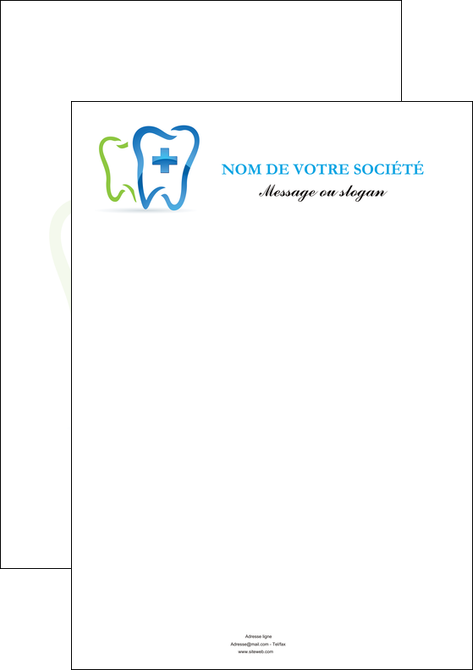 imprimerie affiche dentiste dents dentiste dentier MFLUOO26997
