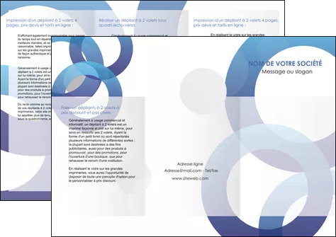 realiser depliant 3 volets  6 pages  texture contexture structure MIFLU27251