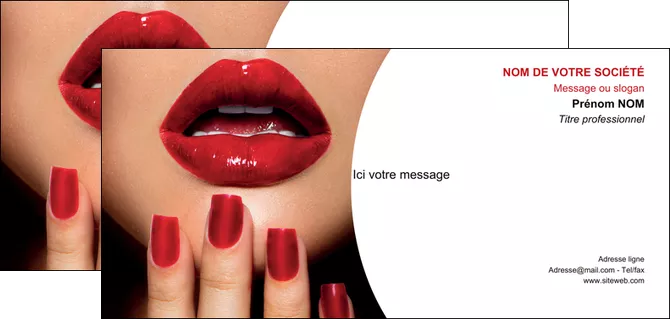 realiser carte de correspondance centre esthetique  ongles vernis vernis a ongles MLGI27363