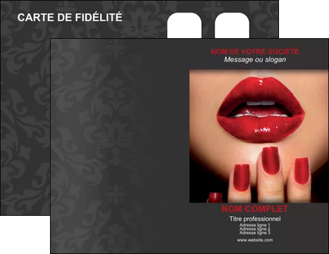 cree carte de visite cosmetique ongles vernis vernis a ongles MLIGLU27543