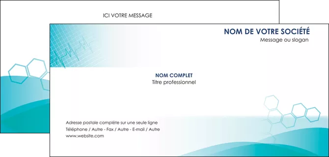 creation graphique en ligne carte de correspondance medecin texture contexture structure MIFBE27699