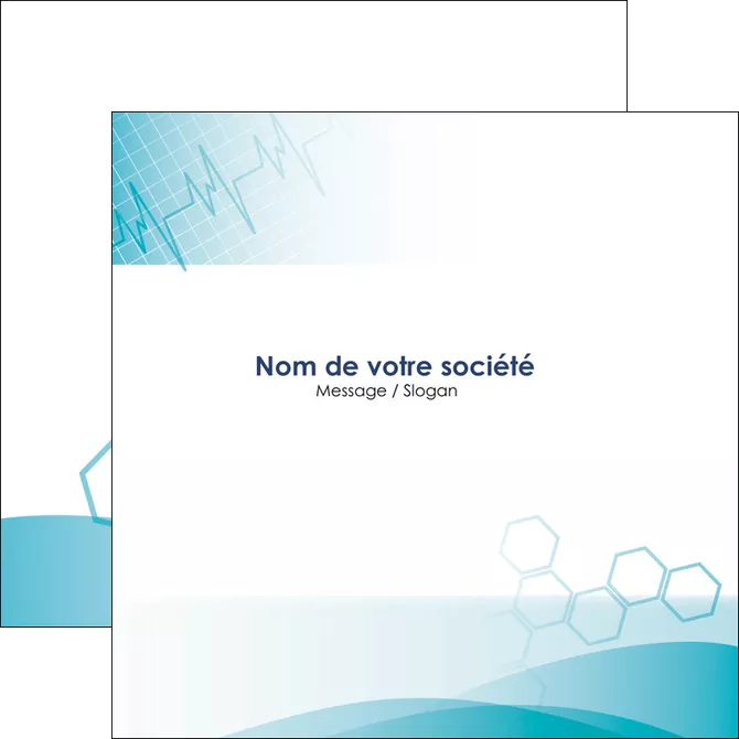 creation graphique en ligne flyers medecin texture contexture structure MLGI27705