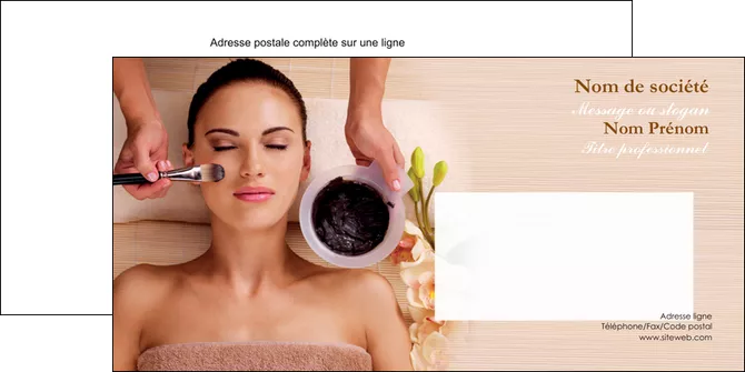 creation graphique en ligne enveloppe centre esthetique  masque masque du visage soin du visage MLIGLU27861