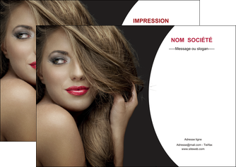 maquette en ligne a personnaliser flyers centre esthetique  cheveux coiffure salon de coiffure MLGI27905