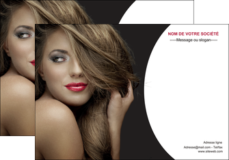 maquette en ligne a personnaliser affiche centre esthetique  cheveux coiffure salon de coiffure MIDLU27909