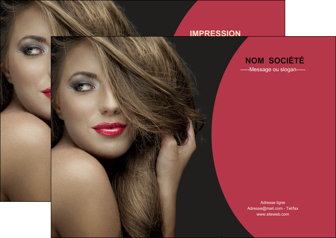 impression flyers centre esthetique  cheveux coiffure salon de coiffure MIFBE27935