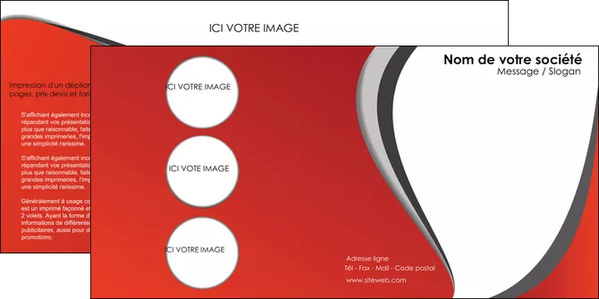 personnaliser modele de depliant 2 volets  4 pages  texture contexture structure MLIGLU28025