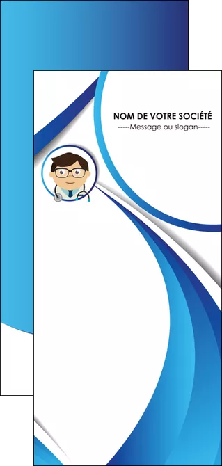 modele en ligne flyers chirurgien medecin medecine cabinet medical MIFLU28163