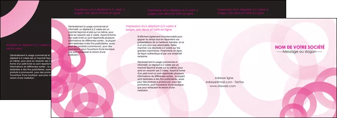 faire modele a imprimer depliant 4 volets  8 pages  texture structure contexture MIFLU28429
