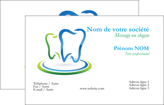 maquette en ligne a personnaliser carte de visite dentiste dents http   wwwlesgrandesimprimeriescom assets img3 ud_preview i28487_c1_p1png dents dentiste MIDCH28487