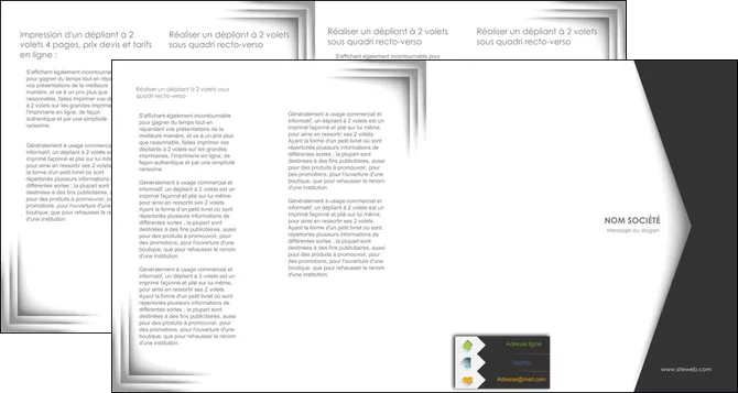 faire depliant 4 volets  8 pages  texture contexture structure MIFBE28751