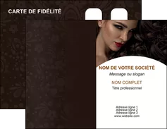 cree carte de visite cosmetique beaute bien etre coiffure MLGI28827